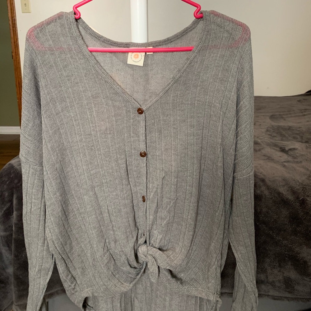 Knitted Long Sleeve Top